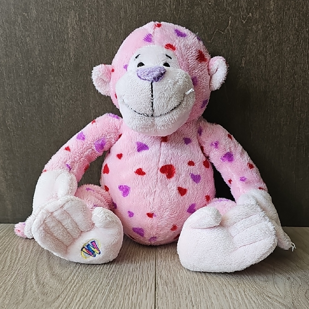 Webkinz Pink Love‎ Monkey Plush